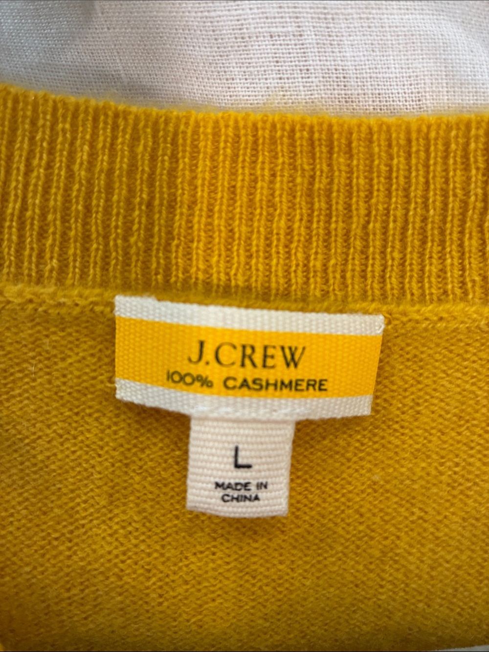 J. crew—Classic Women's Crewneck Sweater - Mustard Yellow - Picture 3 of 5